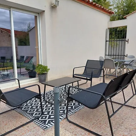Villa Charmante Maison 4/6 Personnes Saint-Aunes